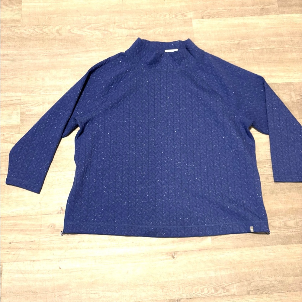 Talbots Navy Cowl Neck Sweater
